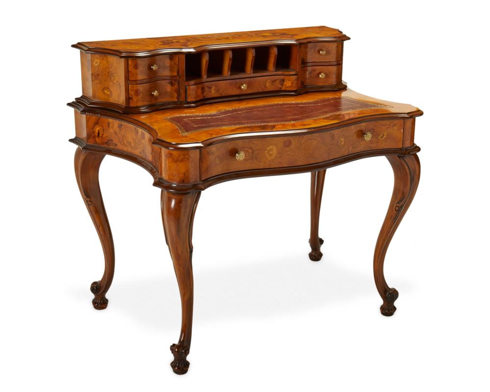 Appraisal: AN ITALIAN ROCOCO-STYLE WRITING DESKAn Italian Rococo-style writing desk Mid