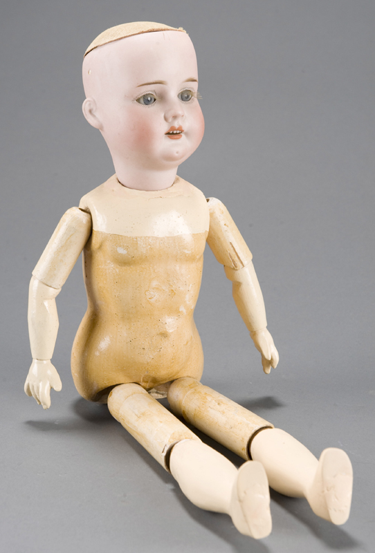 Appraisal: Recknagel bisque socket head doll on composition body Early th