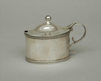 Appraisal: Scottish Regency Sterling Silver Mustard Pot