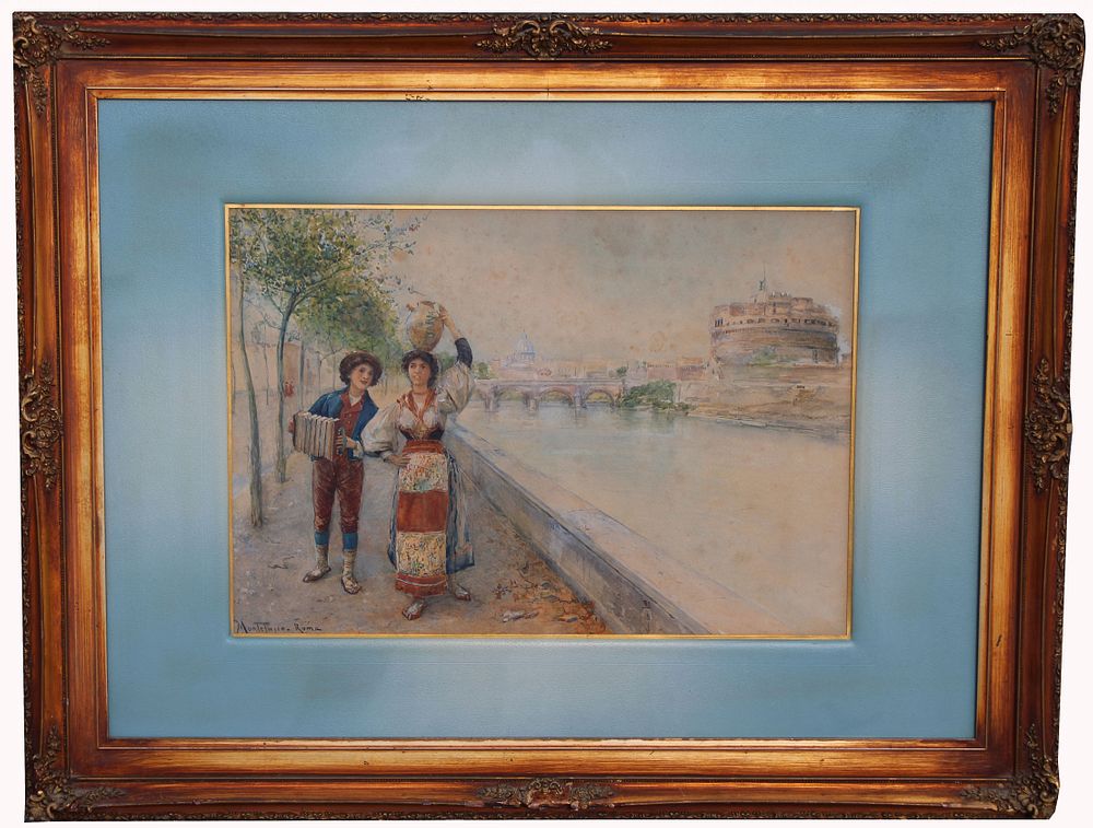 Appraisal: Vincenzo Montefusco Italian - Vincenzo Montefusco Italian - Watercolor painting