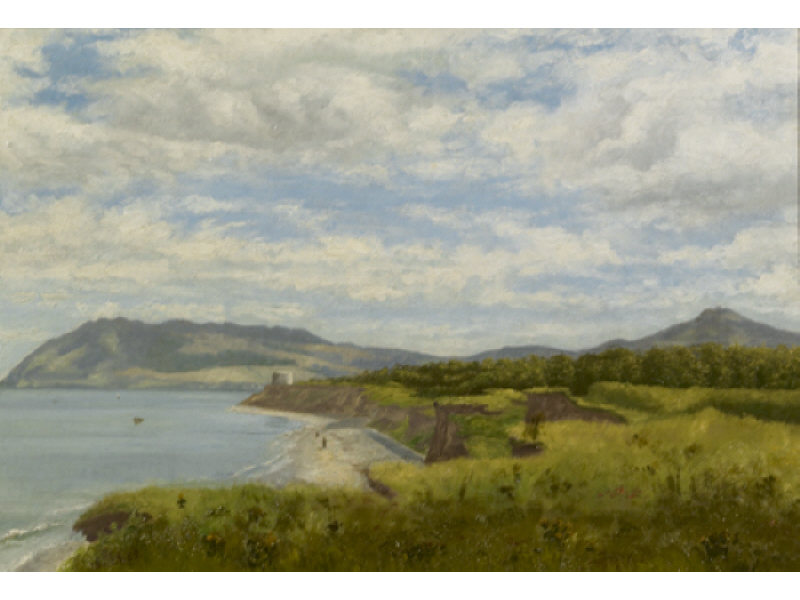 Appraisal: RICHARD THOMAS MOYNAN IRISH - KILLINEY BEACH oil on canvas