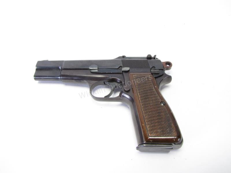 Appraisal: FN Browning Hi Power Semi Auto Pistol-Stainless Steel barrel Chambered