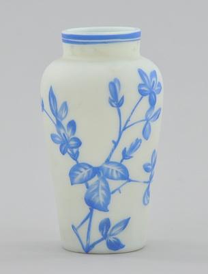 Appraisal: A Webb Glass Blue White Cameo Vase The - H