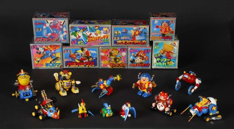 Appraisal: Lot of Z-Gokin die cast toys Description From Yattaman Otasukeman