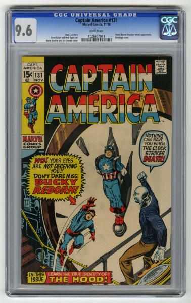 Appraisal: Captain America CGC Marvel Comics Stan Lee story with Gene