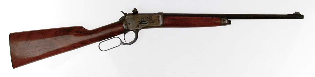 Appraisal: ALTERED WINCHESTER MODEL SADDLE RING CARBINE Cal Mag SN Reportedly