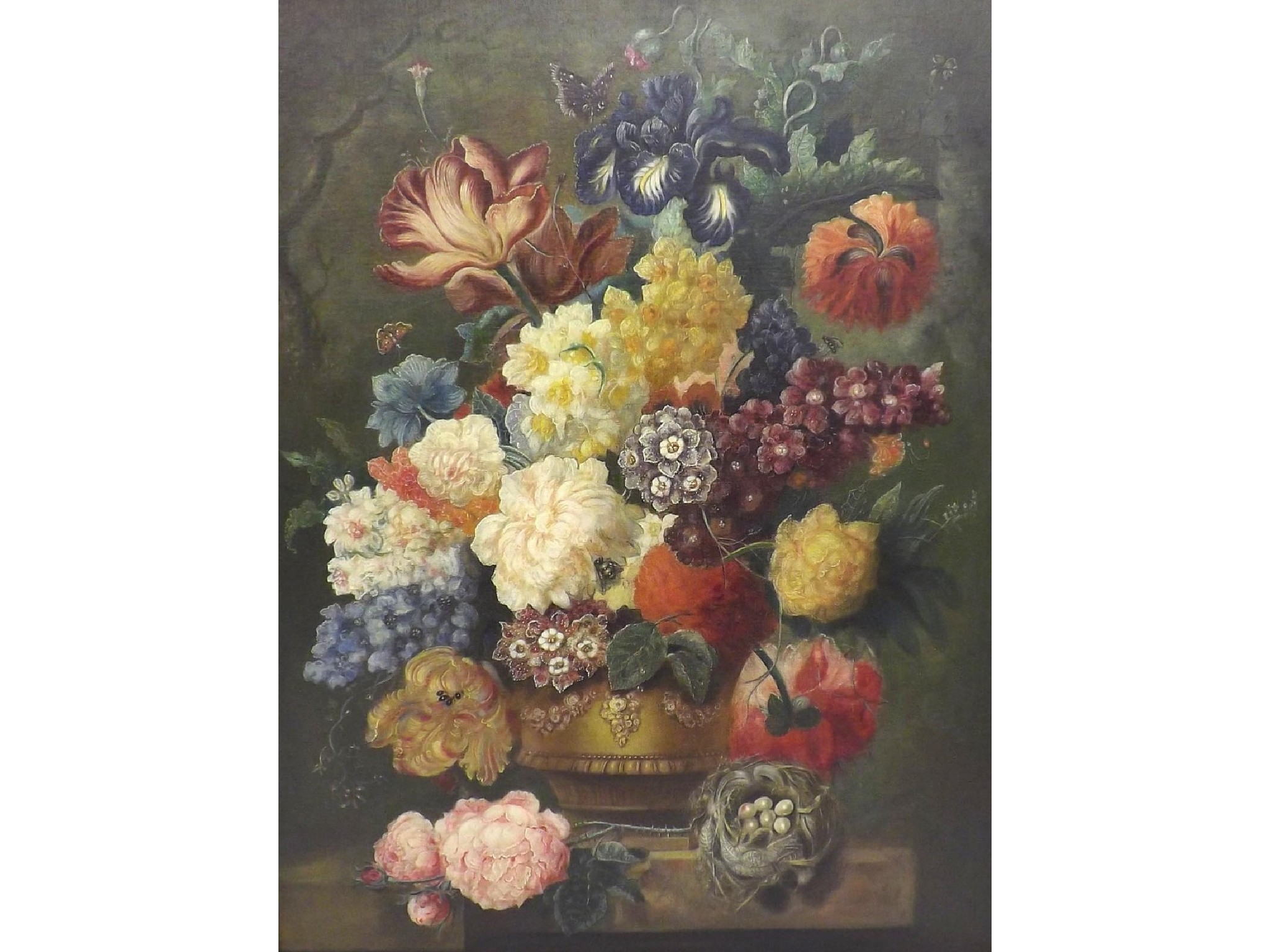 Appraisal: After Jan van Huysum th century - Still life of