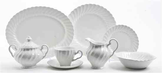 Appraisal: A Johnson Bros Co Porcelain Dinner Service for Eight comprising