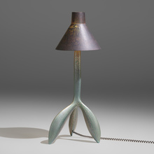 Appraisal: Wendell Castle POD LEG FLOOR LAMP USA polychromed wood and