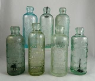 Appraisal: Soda bottles Soda- Hutchinson Cleveland OH- - 'The Brough Co'