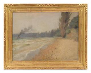 Appraisal: Alden Finney Brooks American - Shoreline oil on board signed