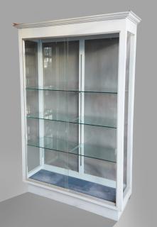 Appraisal: Large Custom Made Shop Display Case th c the stepped