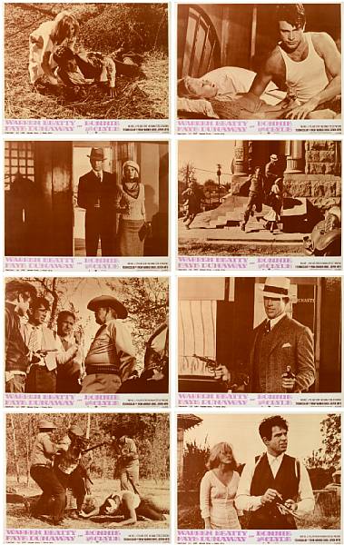 Appraisal: Bonnie and Clyde Warner Bros complete set of lobby cards