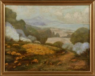 Appraisal: Edward Willis Scripps - California Coast th c oil on