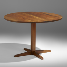 Appraisal: George Nakashima PEDESTAL TABLE Nakashima StudioUSA American black walnut h