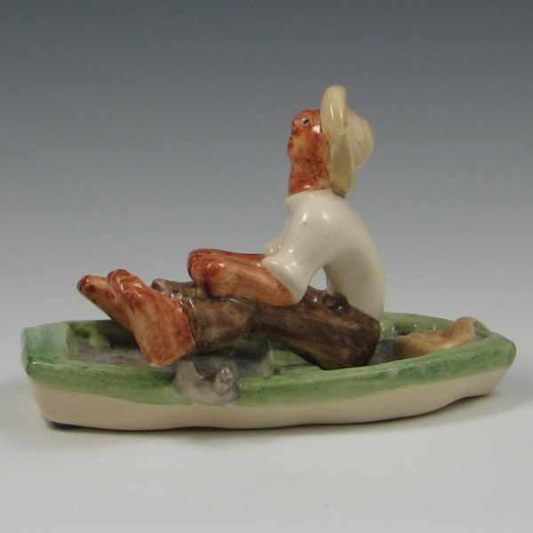 Appraisal: Shearwater Rower and Row Boat Oldfield Figurine boat and rower