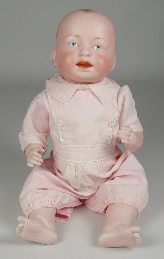 Appraisal: Large German All-Bisque Character Baby - Large all bisque baby