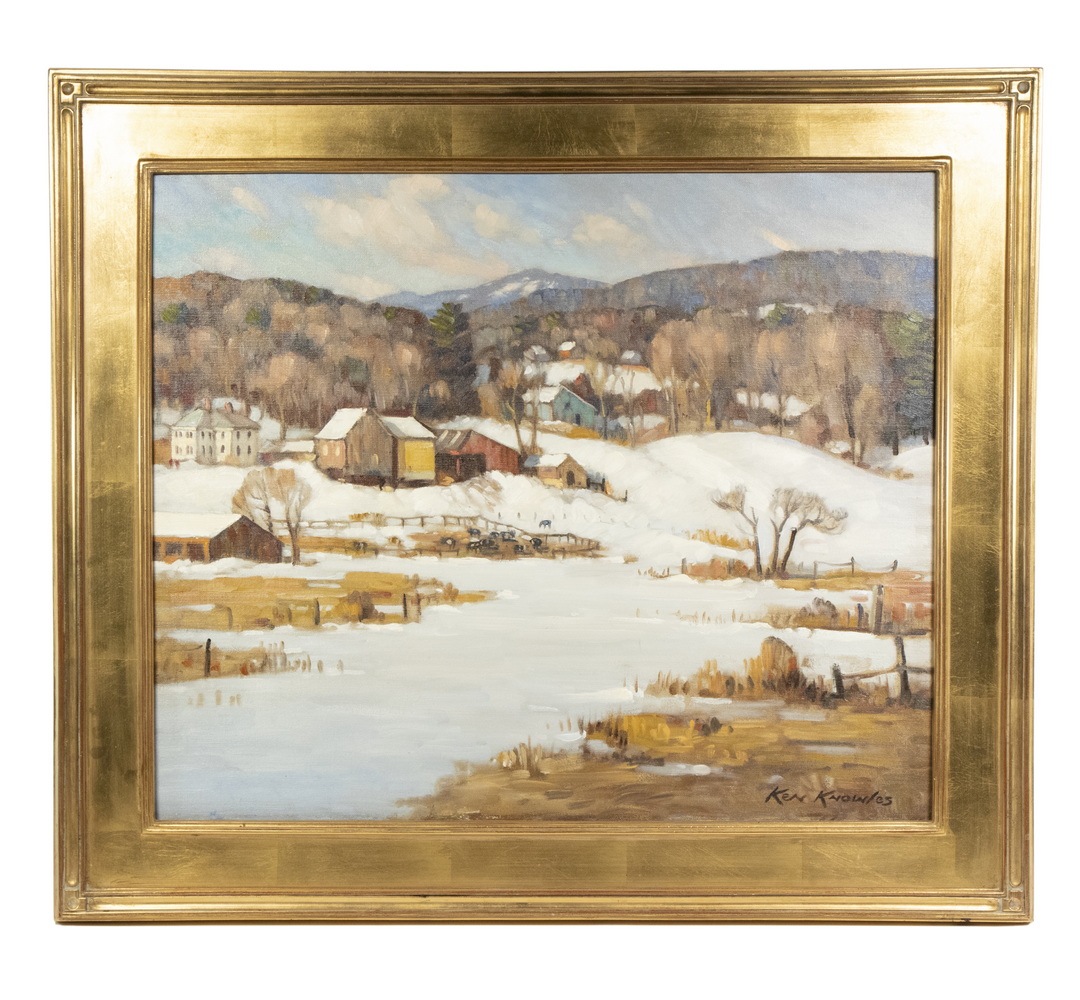 Appraisal: KENNETH J KEN KNOWLES MA - Cornish Hills NH oil