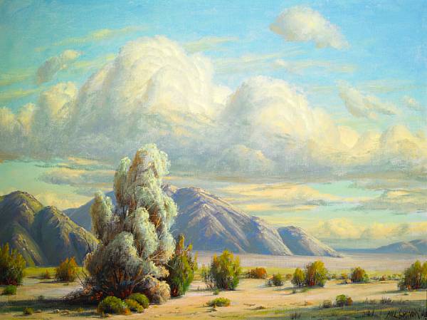 Appraisal: Paul Grimm - Proud Desert Smoke Tree signed 'Paul Grimm'