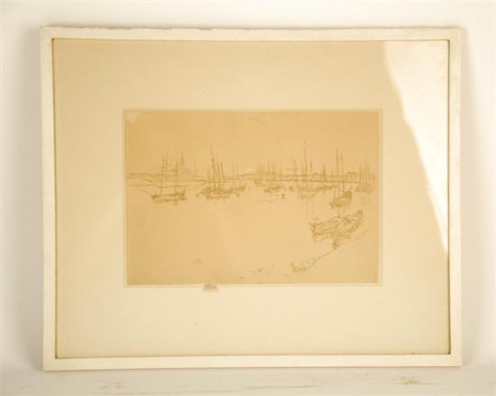 Appraisal: James Abbot McNeill Whistler - United States England San Giorgio