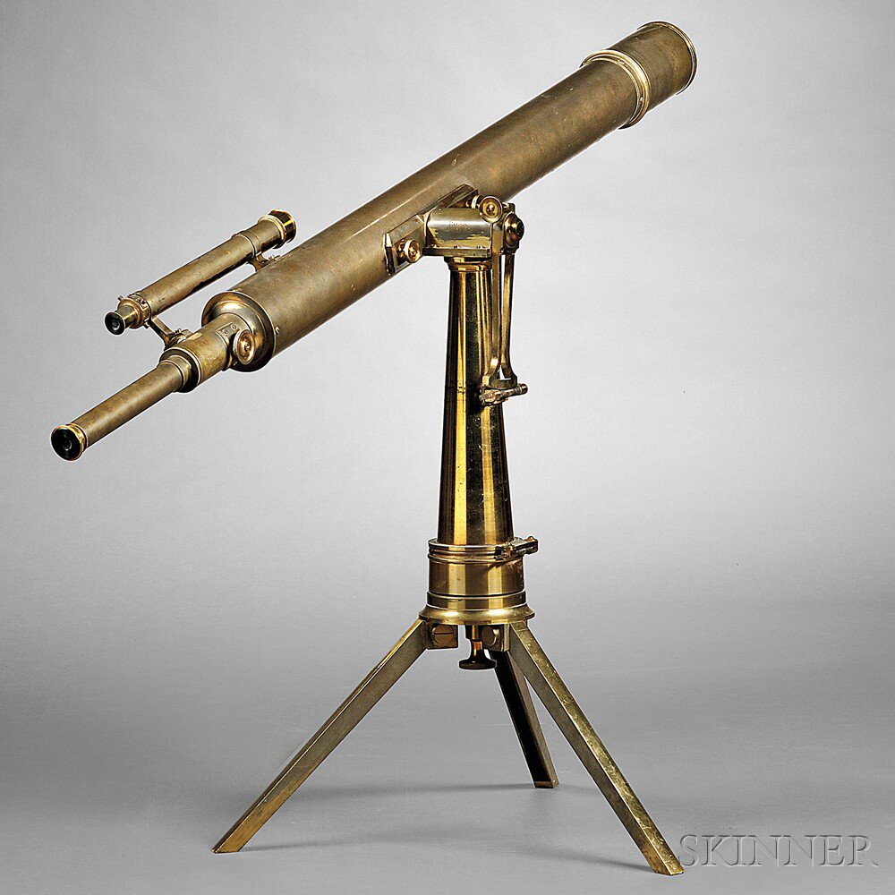 Appraisal: Ross -inch Refractor Telescope London th century the -in brass