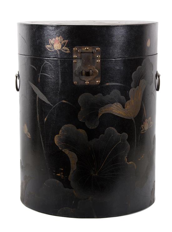 Appraisal: Sale Lot A Chinese Export Style Painted Box th century