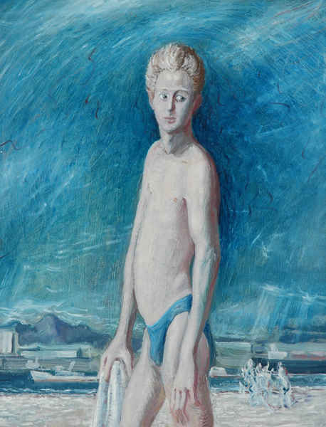 Appraisal: Ernest Walter Smith born Boy at the Beach oil on