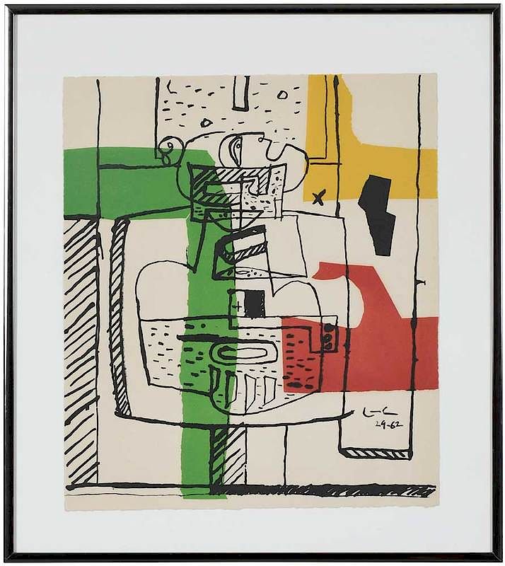 Appraisal: Le Corbusier Swiss French - Untitled from Suite de Dessins