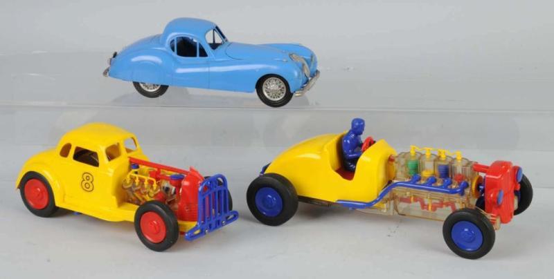 Appraisal: Lot of Plastic Vehicle Toys Description American Includes one Ideal