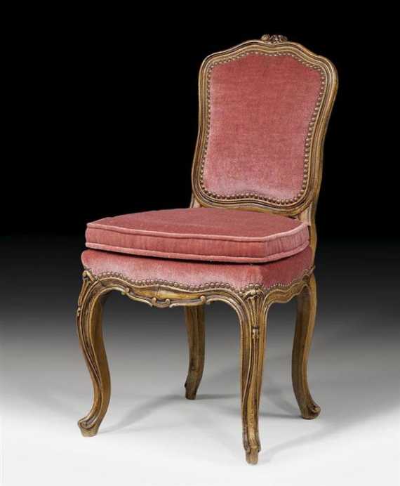 Appraisal: CHILD'S CHAIR A LA REINE Louis XV Paris th th