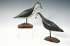 Appraisal: SHOREBIRDS - Two working shorebirds on stands by W Morton