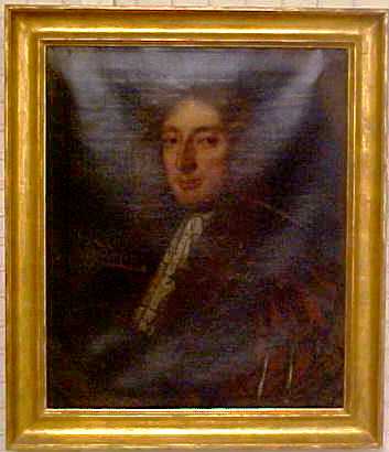 Appraisal: Oil on canvas portrait of a gentleman with a th