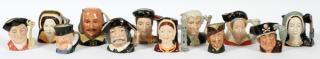 Appraisal: ROYAL DOULTON PORCELAIN TOBY MUGS TWELVE ROYAL DOULTON PORCELAIN TOBY