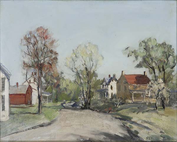 Appraisal: Walter Emerson Baum American - Richlandtown Street Oil on artist