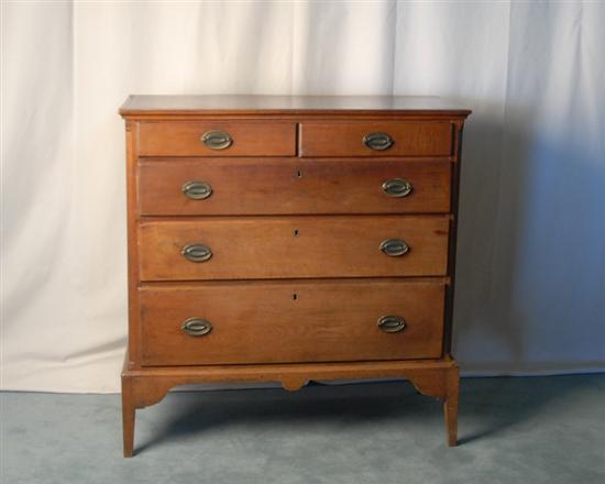 Appraisal: An Early Southern Chest on Frame Probably North Carolina walnut