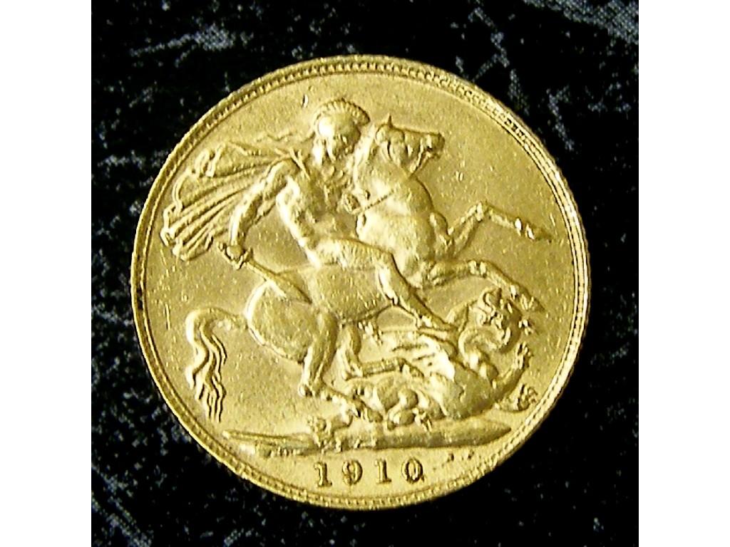 Appraisal: gold sovereign coin gm