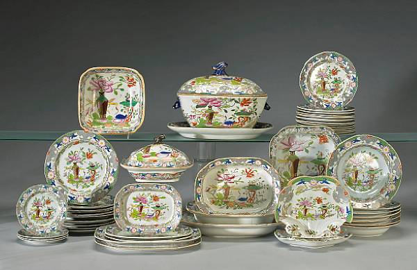 Appraisal: A Mason's ironstone partial dinner service first quarter th century