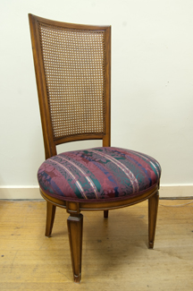 Appraisal: PAIR OF CANE BACK CHAIRS