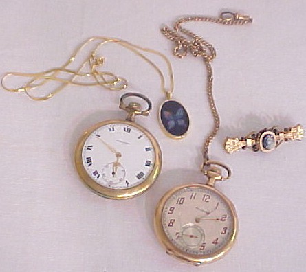 Appraisal: Two pocket watches one a seven jewel Marlboro with twenty