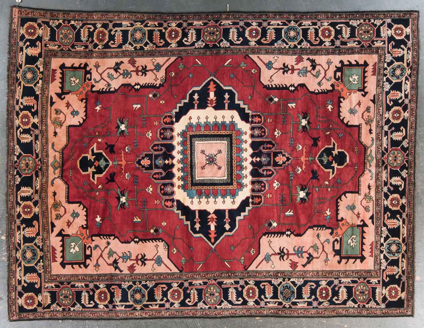 Appraisal: Turkish Serapi carpet approx x Turkey modern