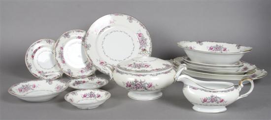 Appraisal: A Japanese Partial Porcelain Dinner Service Grace China Diameter of