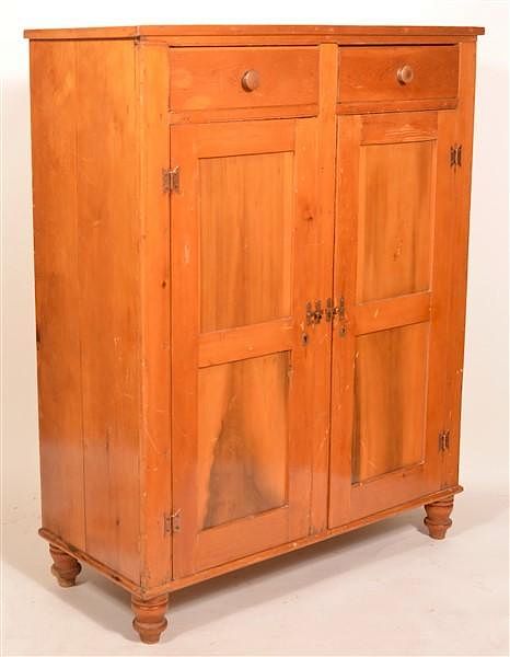 Appraisal: Pennsylvania Softwood Jelly Cupboard Pennsylvania th Century Softwood Jelly Cupboard