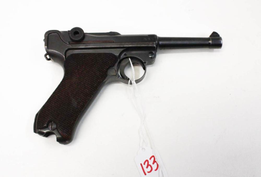 Appraisal: GERMAN WORLD WAR TWO SEMI AUTOMATIC LUGER PISTOL RIG BY