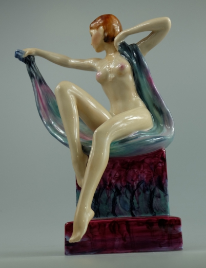 Appraisal: Kevin Francis Peggy Davies Erotic figure Laura the Windmill Girl