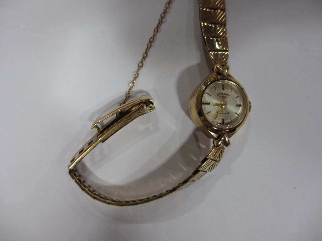 Appraisal: Ladies ct gold bracelet watch by Rotary