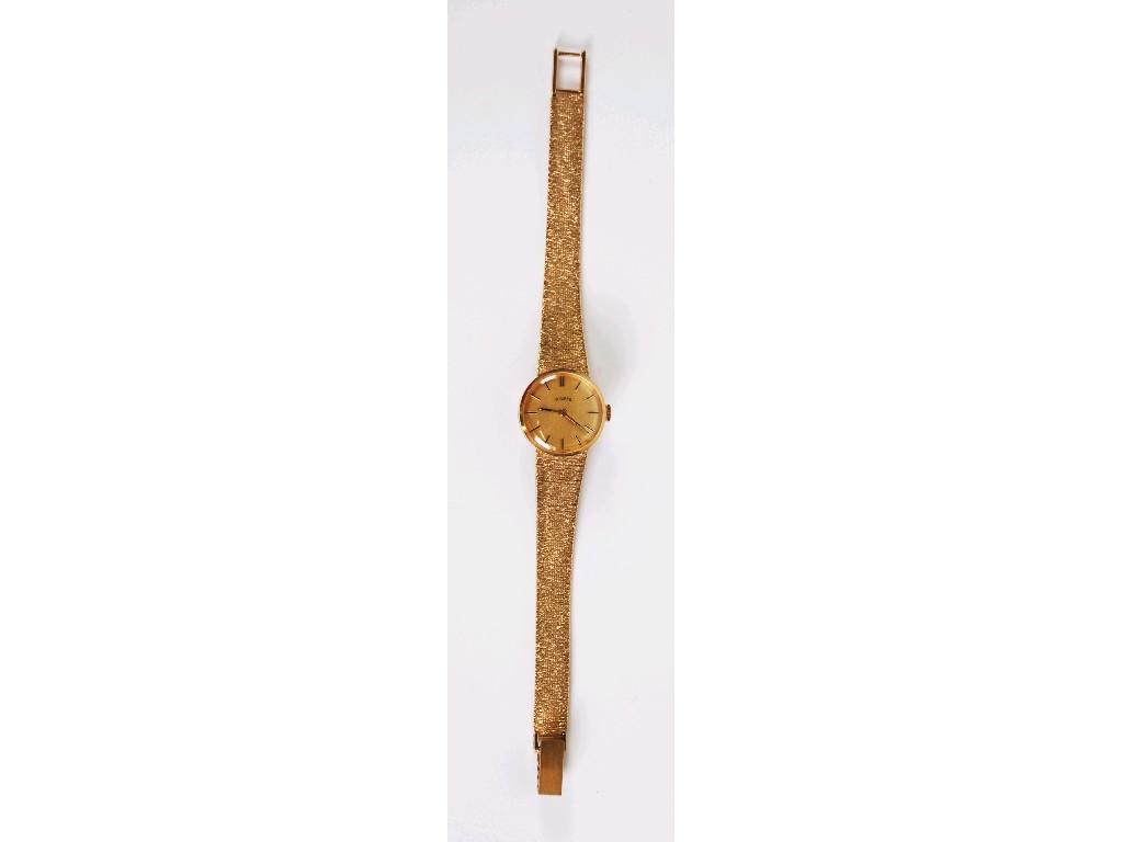 Appraisal: LADY'S ROAMER SWISS ct GOLD WRIST WATCH with mechanical movement