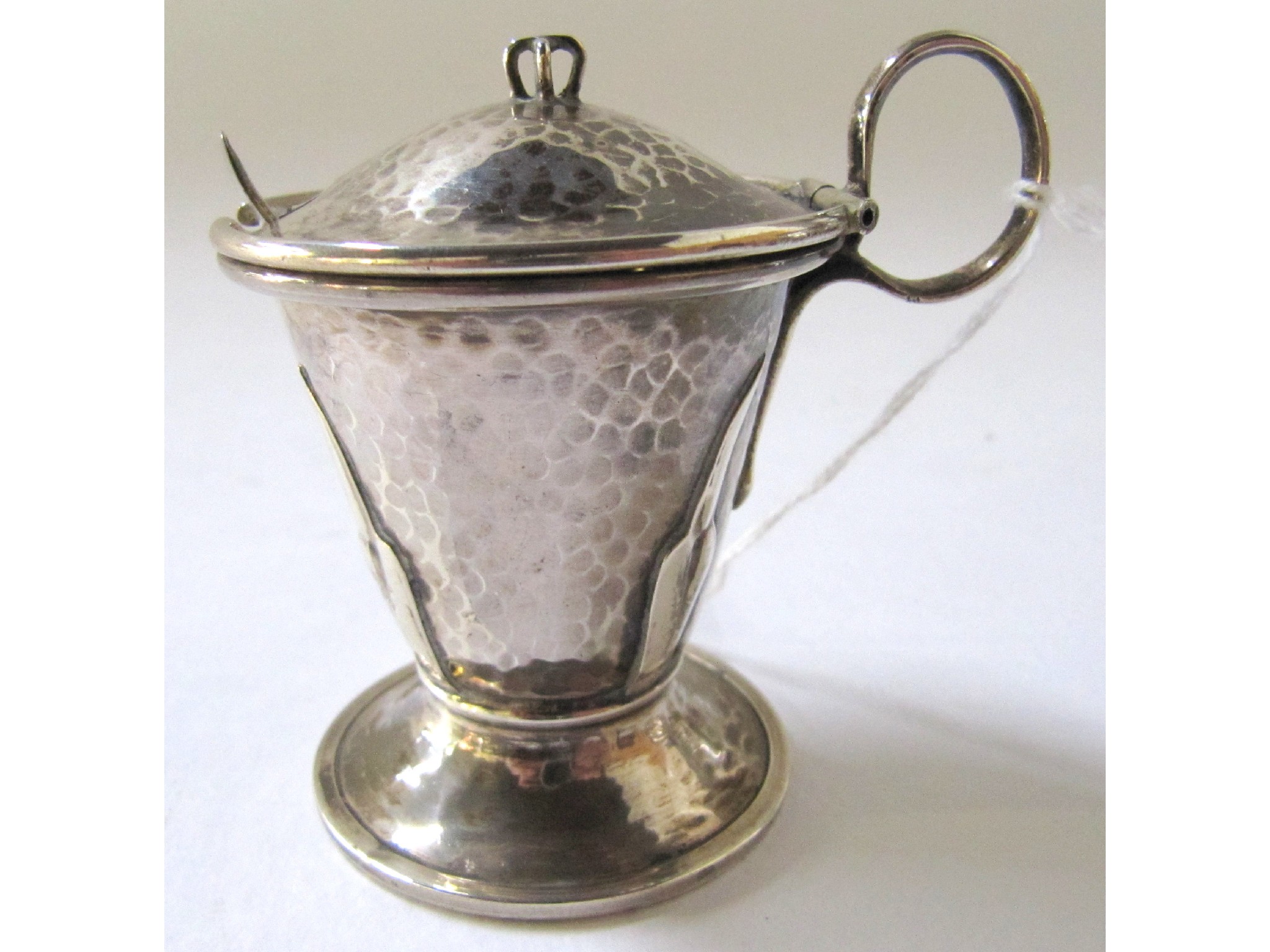 Appraisal: An Arts and Crafts silver mustard pot Birmingham