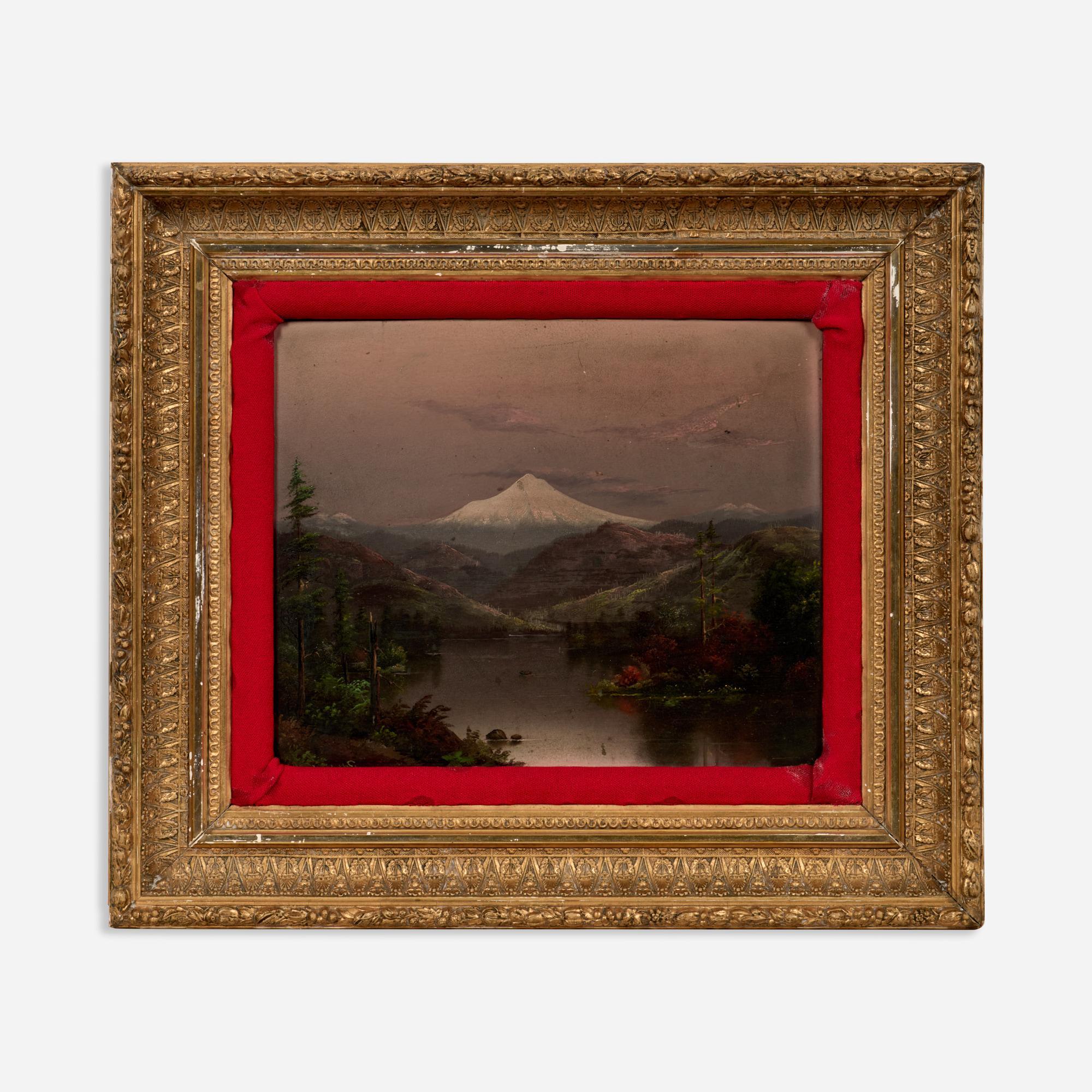 Appraisal: ELIZA BARCHUS MOUNT HOOD OIL ON BOARD Eliza Rosanna Lamb