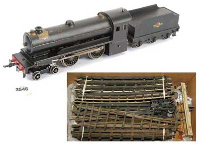 Appraisal: Bassett-Lowke O Gauge - - Loco and Tender BR black