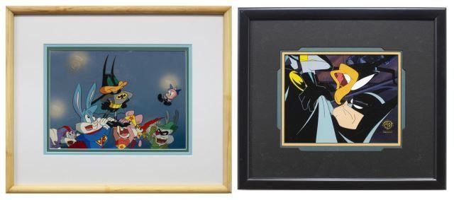 Appraisal: lot of Framed Warner Brothers animation original production cels from